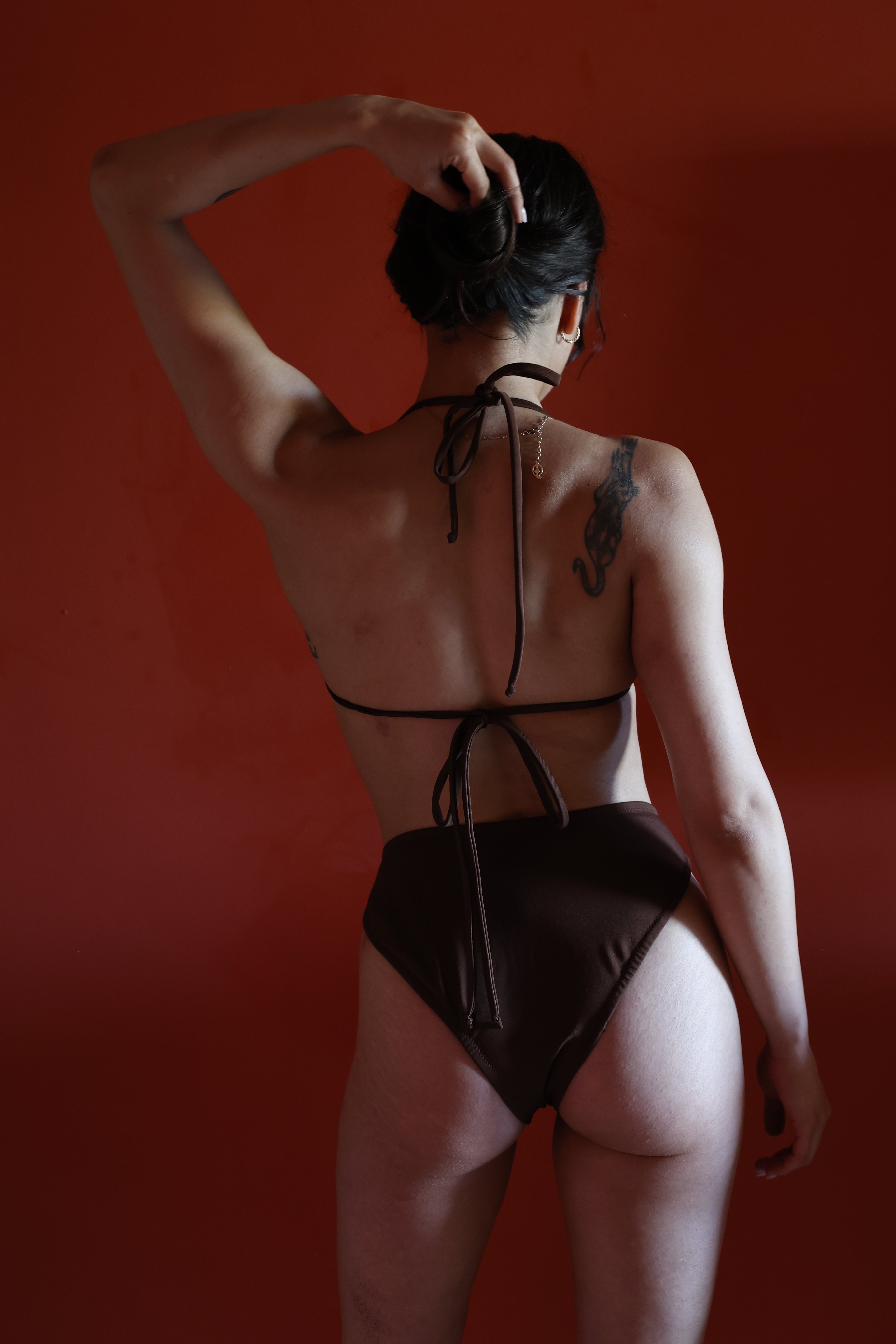 Coffee Bean' Trio Bikini Top