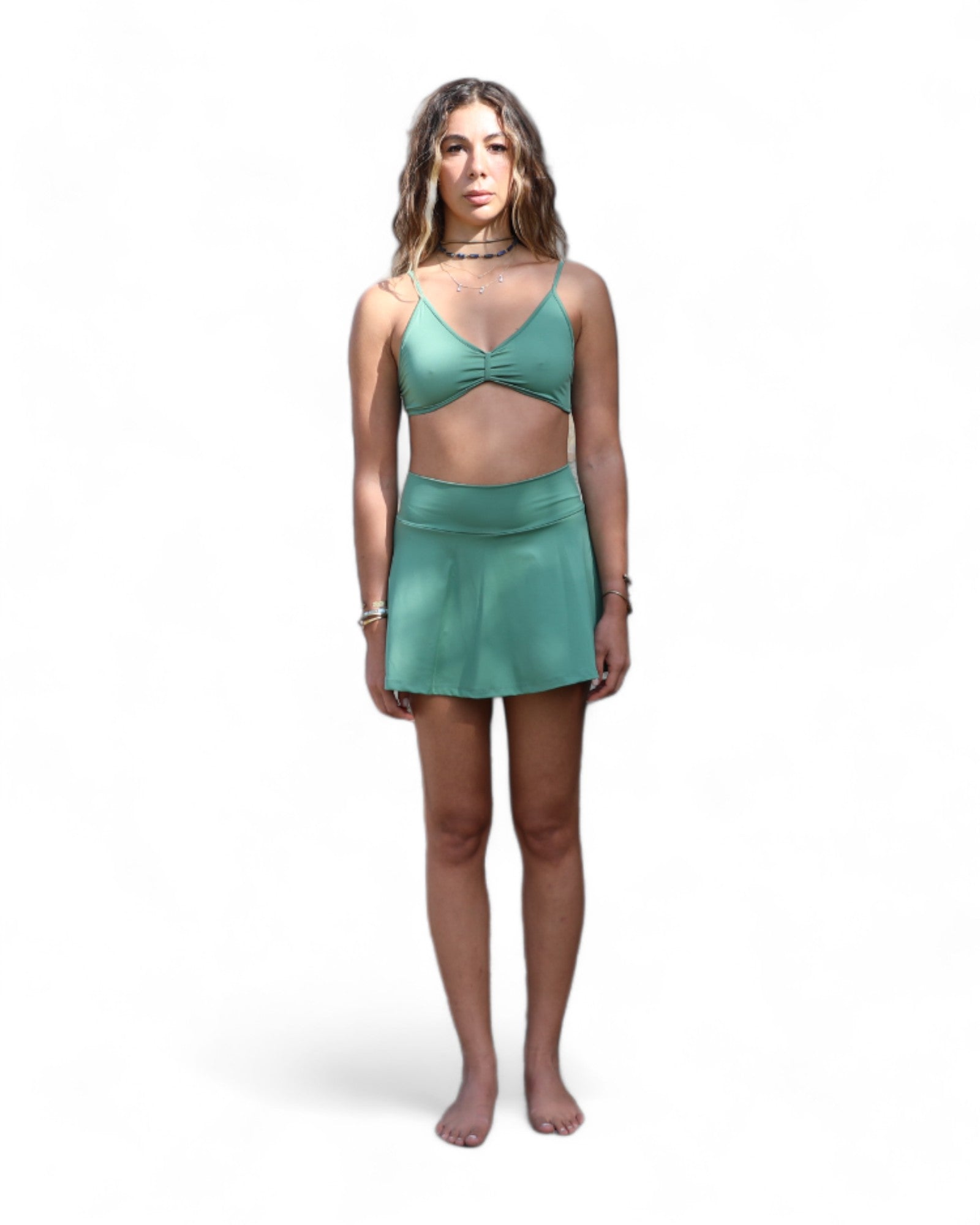 Fresh Mint' Lola Ultra Mini Shorts Skirt