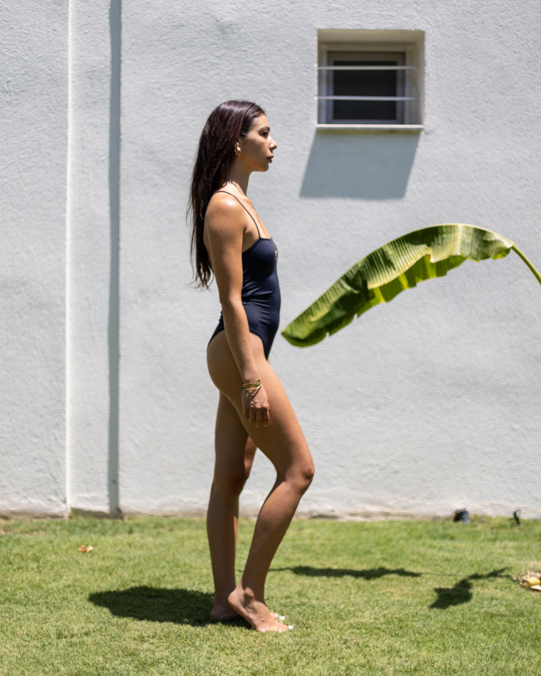 Indigo' Cross Bodysuit