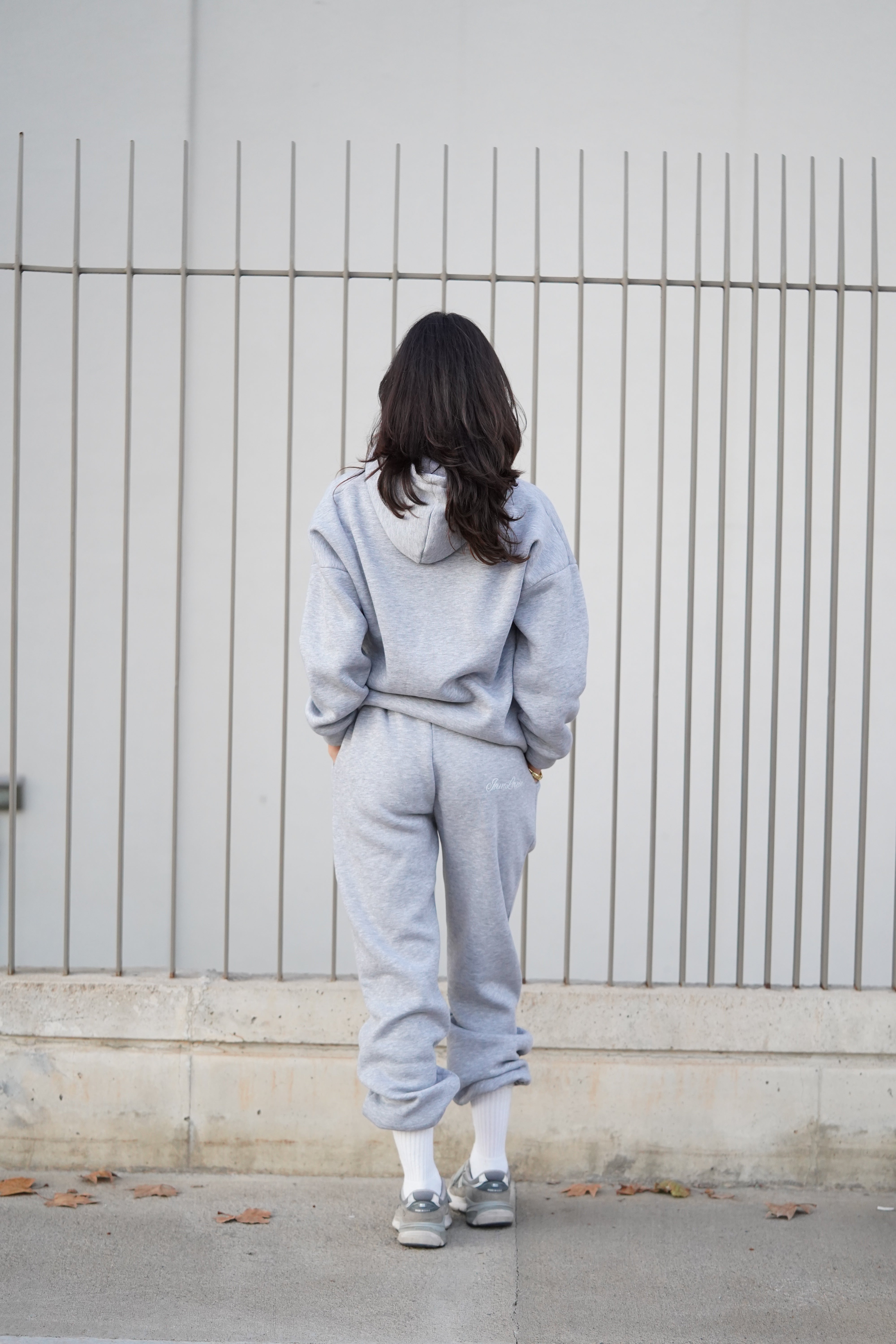 Gri Melanj Eşofman Takımı