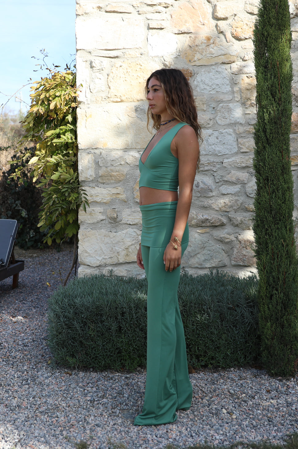 Fresh Mint Tulip Pantolon