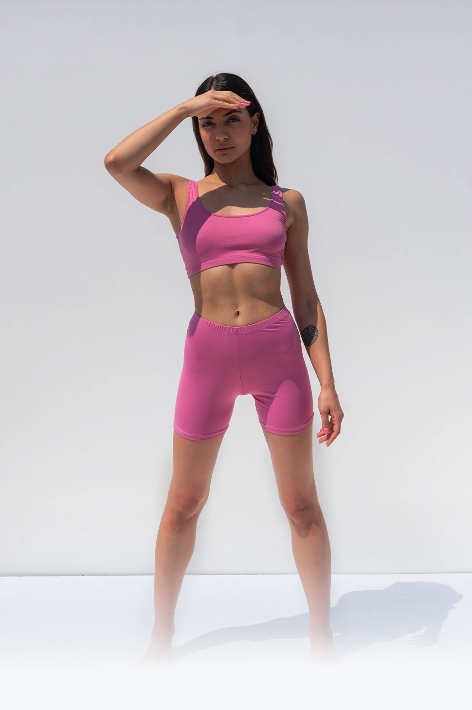 Bubble Gum' Biker Shorts