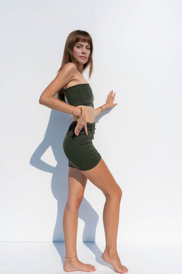 Gaia Shirring Skirt