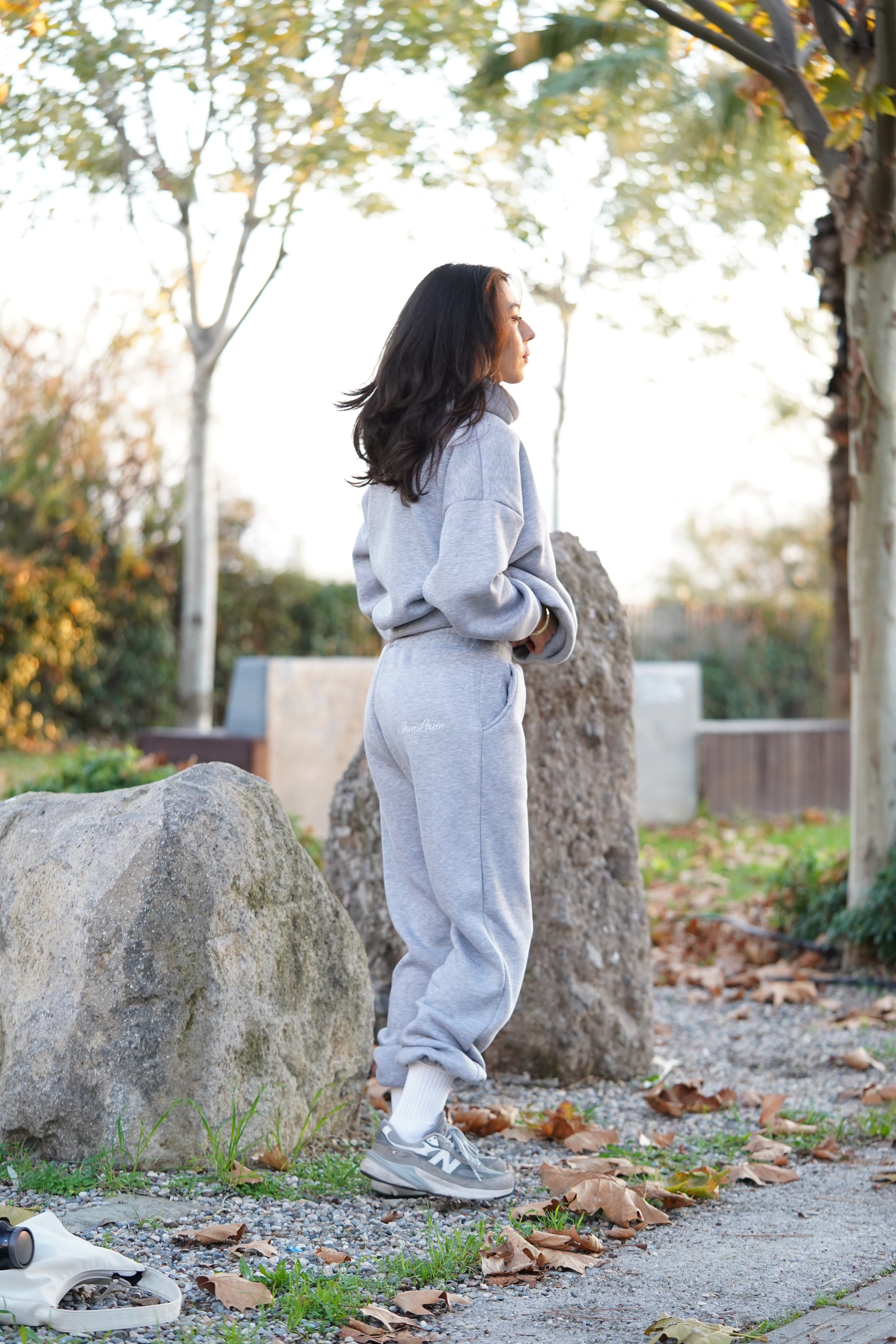 Gri Melanj  Eşofman Altı