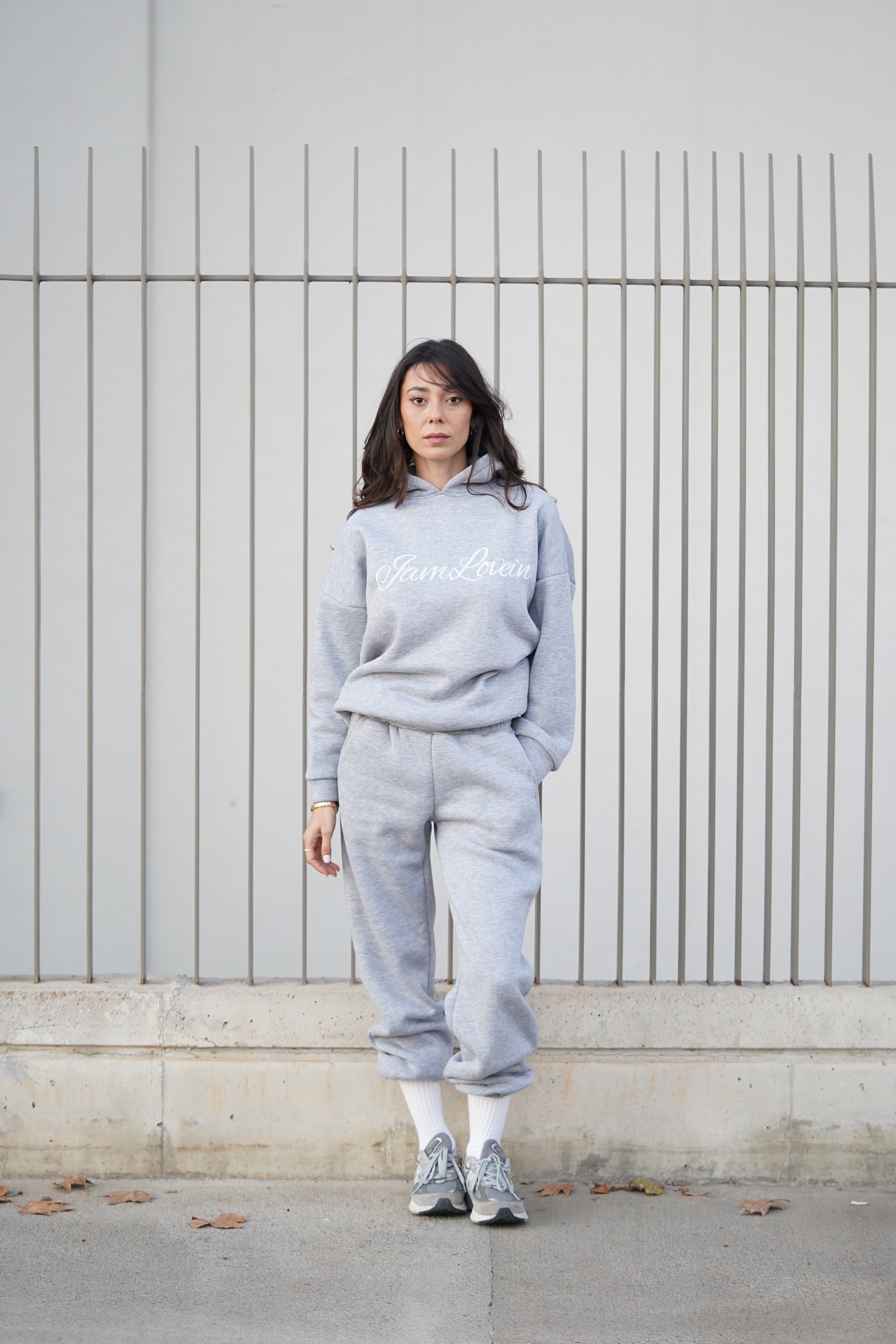 Gri Melanj Eşofman Takımı