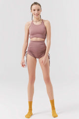 Rosy' Shirring Shorts