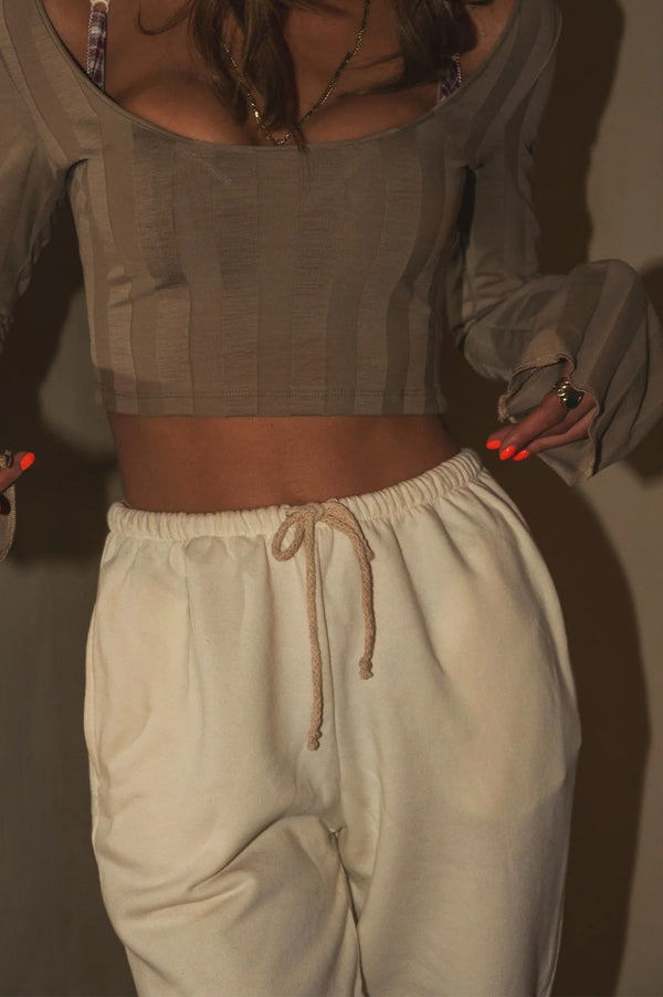 White' Sweatpants