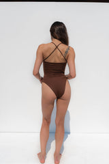 Coffee Bean' Cross Bodysuit