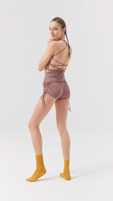 Rosy' Shirring Shorts